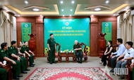 General Pham Van Tra visits An Giang provincial Border Guard Command